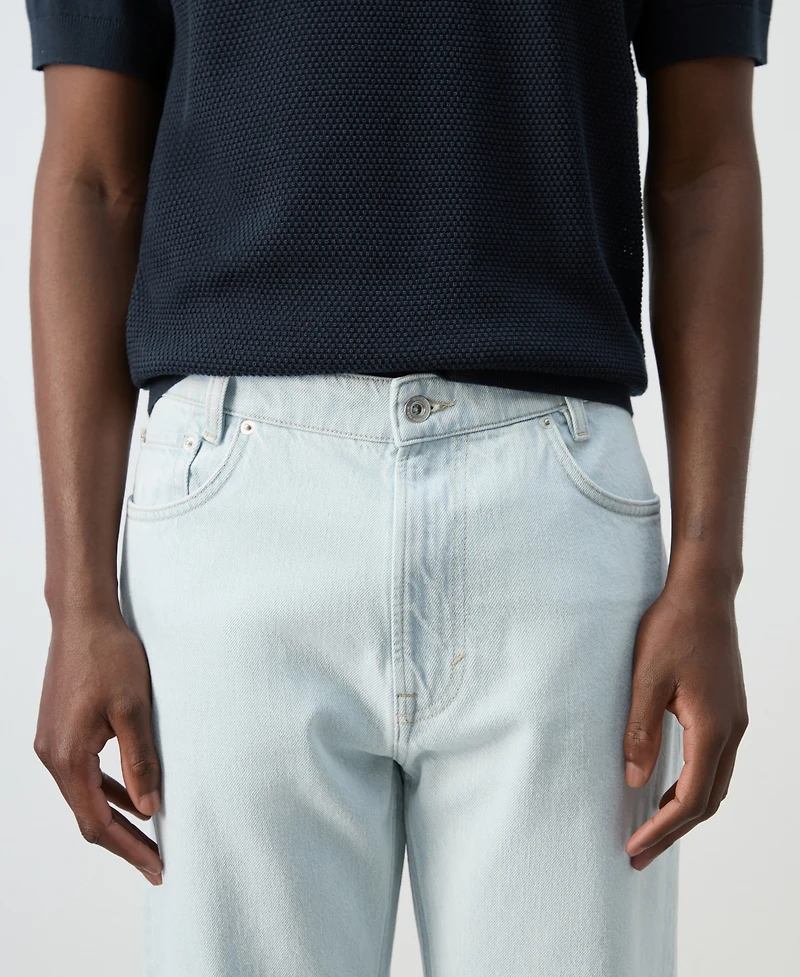 Mango Men's Cotton Relaxed Fit Jeans