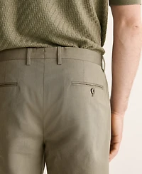 Mango Men's Wool Cotton Slim Fit Suit Pants