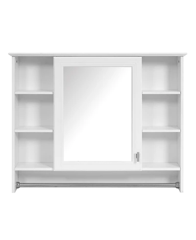 Phying 3-in-1 Bathroom Cabinet 36 Inch Wall Mounted Vanity Mirror Cabinet High Clear Mirror Surface
