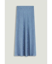 Nocturne Women's Printed Midi Flare Skirt