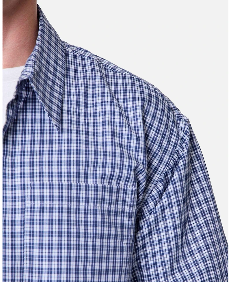 mnml Men's Crispy Poplin Over Button Up Shirt