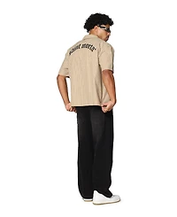 Saint Morta Men's Gothic Pinstripe Button Up Shirt