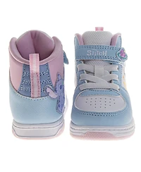 Disney Little Girls Lilo and Stitch High Top Sneakers