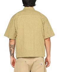 Carre Men's Checkered Boxy Button Up Shirt