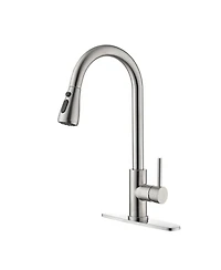 Phying Single Handle Kitchen Sink Faucet with Pull Out Sprayer