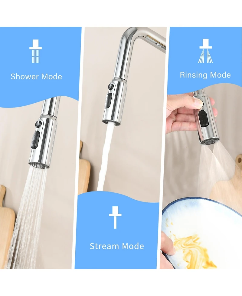 Phying Professional Chrome Kitchen Faucet