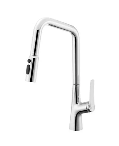 Phying Professional Chrome Kitchen Faucet 3 Function 360 Sprayer One Touch Switching Fastconnect