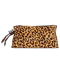 Sam Edelman Poppy Oversized Leopard Magnetic Extra-Large Clutch Handbag