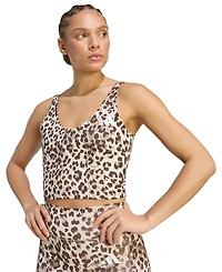 adidas Women's Workout Essentials Leopard Print Training Tank Top