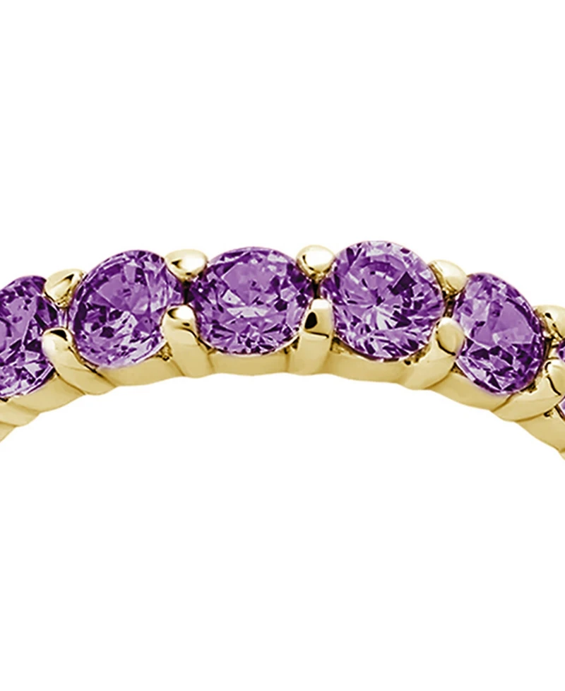 Sterling Forever Gracie Cubic Zirconia Eternity Ring