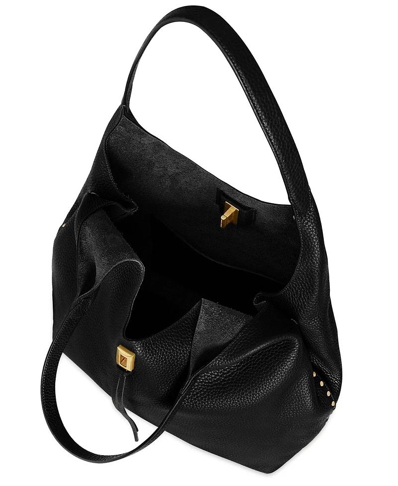Rebecca Minkoff Darren Signature Large Leather Hobo Handbag