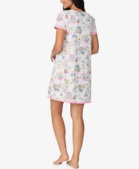 Cuddl Duds Women's Short-Sleeve Sleepshirt