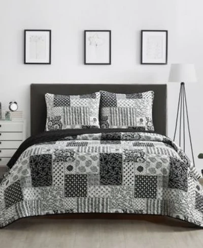 Stratford Park Kane Floral 3 Piece Quilt Sets