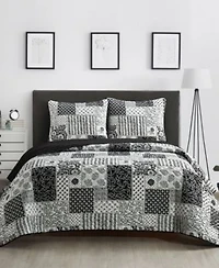 Stratford Park Kane Floral 3 Piece Quilt Sets