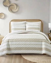 Stratford Park Lenardo Striped 7-Piece Quilt Set