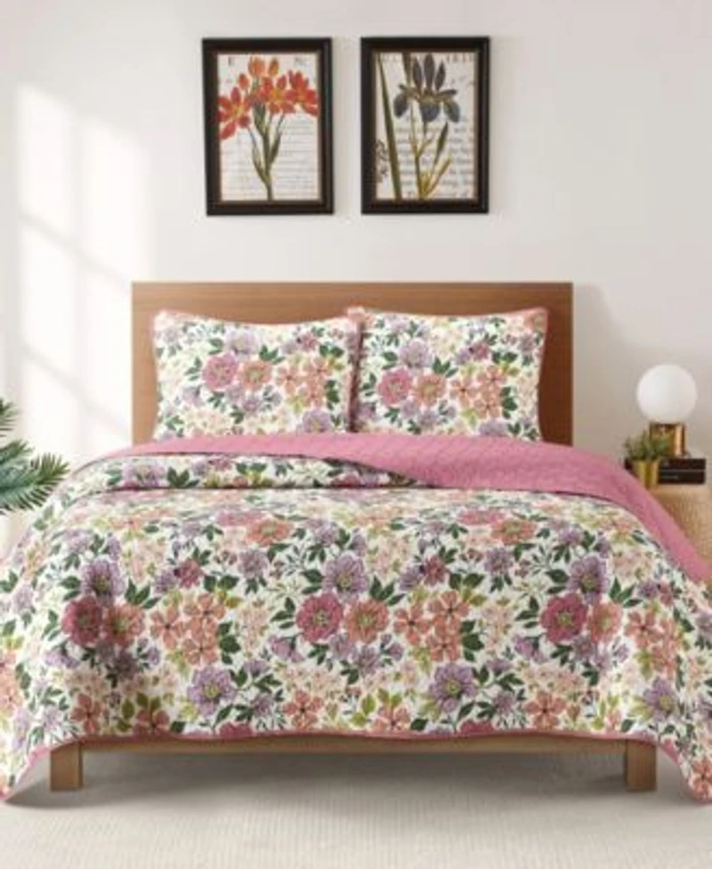 Stratford Park Flora Floral 3 Piece Quilt Sets