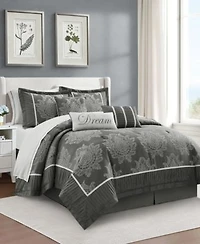 Stratford Park Therese Damask 15 Piece Comforter Sets