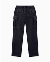 A|X Armani Exchange Men's Stretch Cotton Cargo Denim