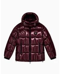 A|X Armani Exchange Men's Nylon Metallic Shine Down Hood with Jacket