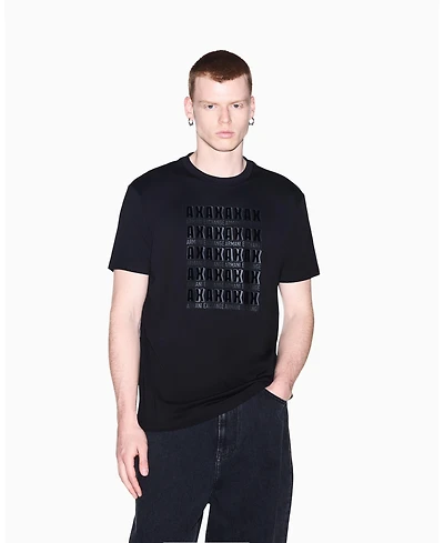 A|X Armani Exchange Men's Multi Logo Box T-Shirt