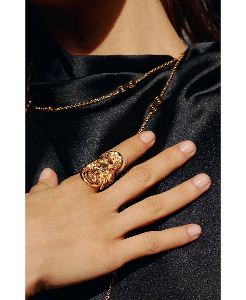 Retro Chic Eternal Spiral Ring