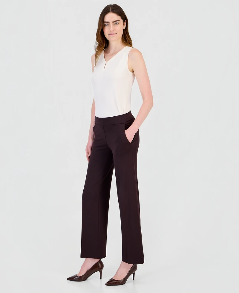 Anne Klein Women's Wide-Leg Pull-On Pants