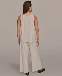 Donna Karan Weekend Women's Tricot Knit Sleeveless Top Clone