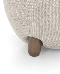 Tov Furniture Pucker 16.5" Boucle Ottoman