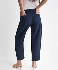 Bcbg Women's Soft Barrel Leg Mid-Rise Pants