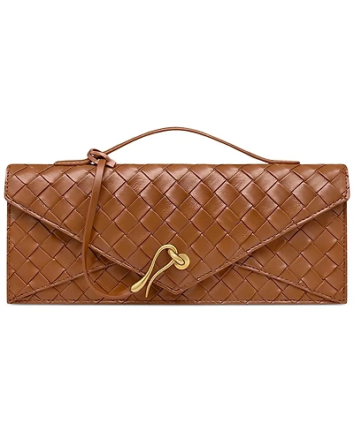 Jw Pei Celeste Small Woven Textured Envelope Top Handle Clutch Handbag