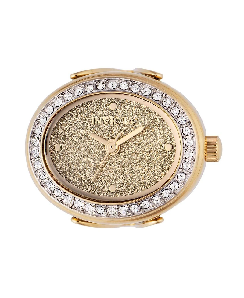 Invicta Women's Mini Quartz Dial Ring Watch