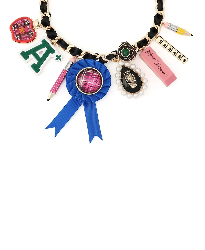Betsey Johnson Faux Stone Best In Class Statement Drama Necklace