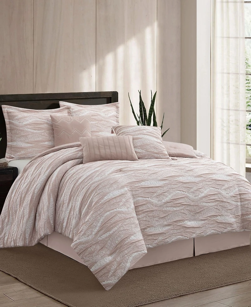 Stratford Park Asava Geometric 7-Piece Comforter Set