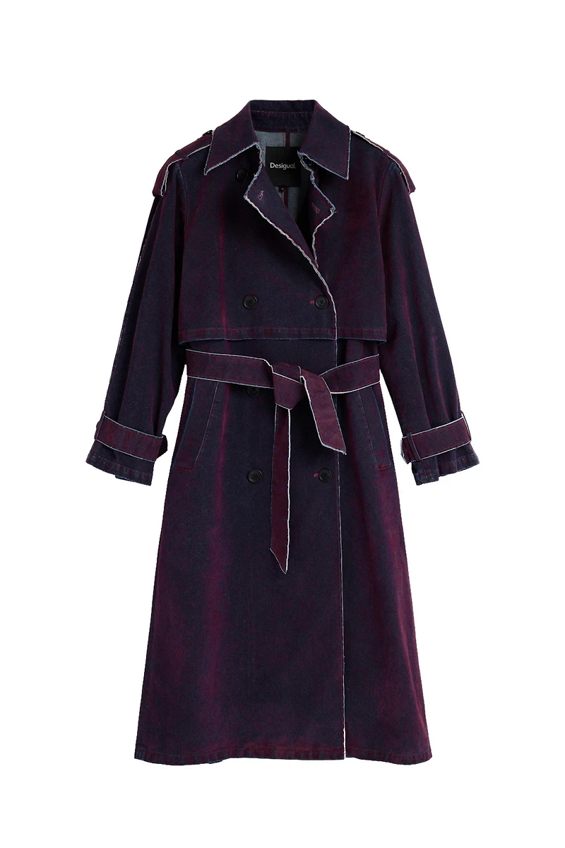 Desigual Women's Trench cotton coat