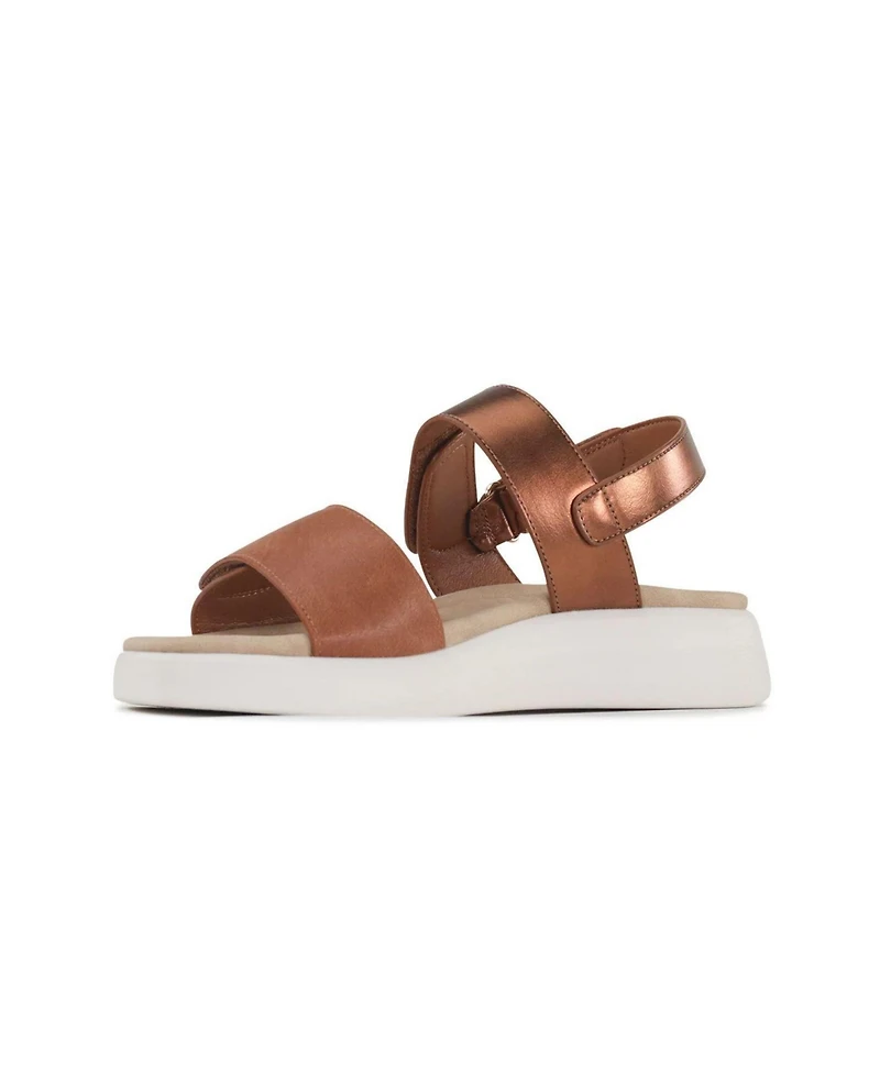 Los Cabos Women's Arica Leather Slip-On Sandal