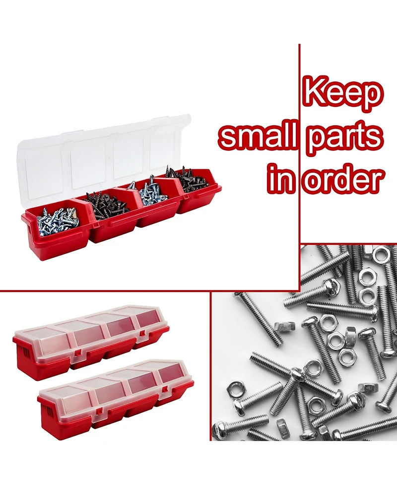 Xdovet Screw Organizer Storage Box with Lids