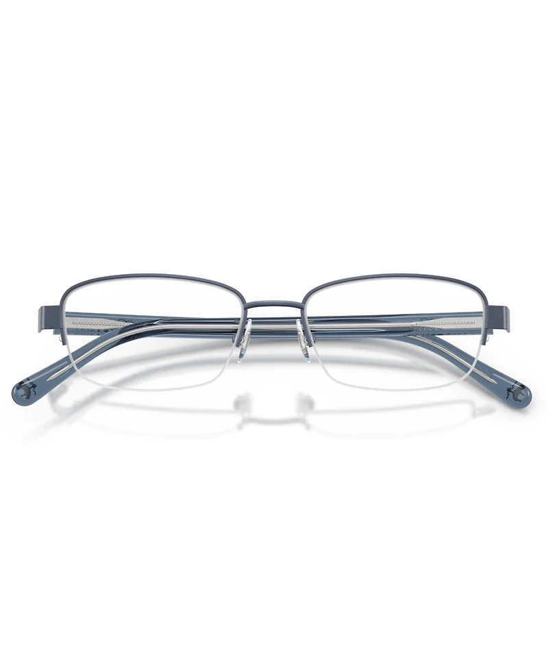 B by Brooks Brothers Men's Oval Eyeglasses