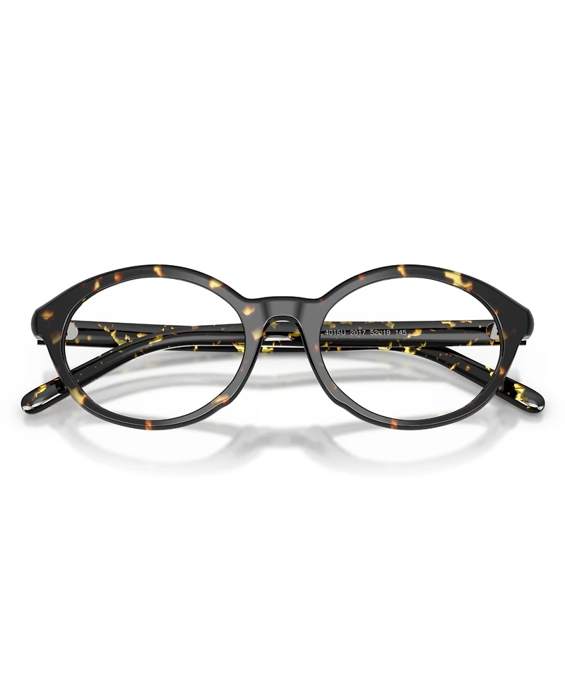 Diesel Unisex Oval Eyeglasses, DL4015U