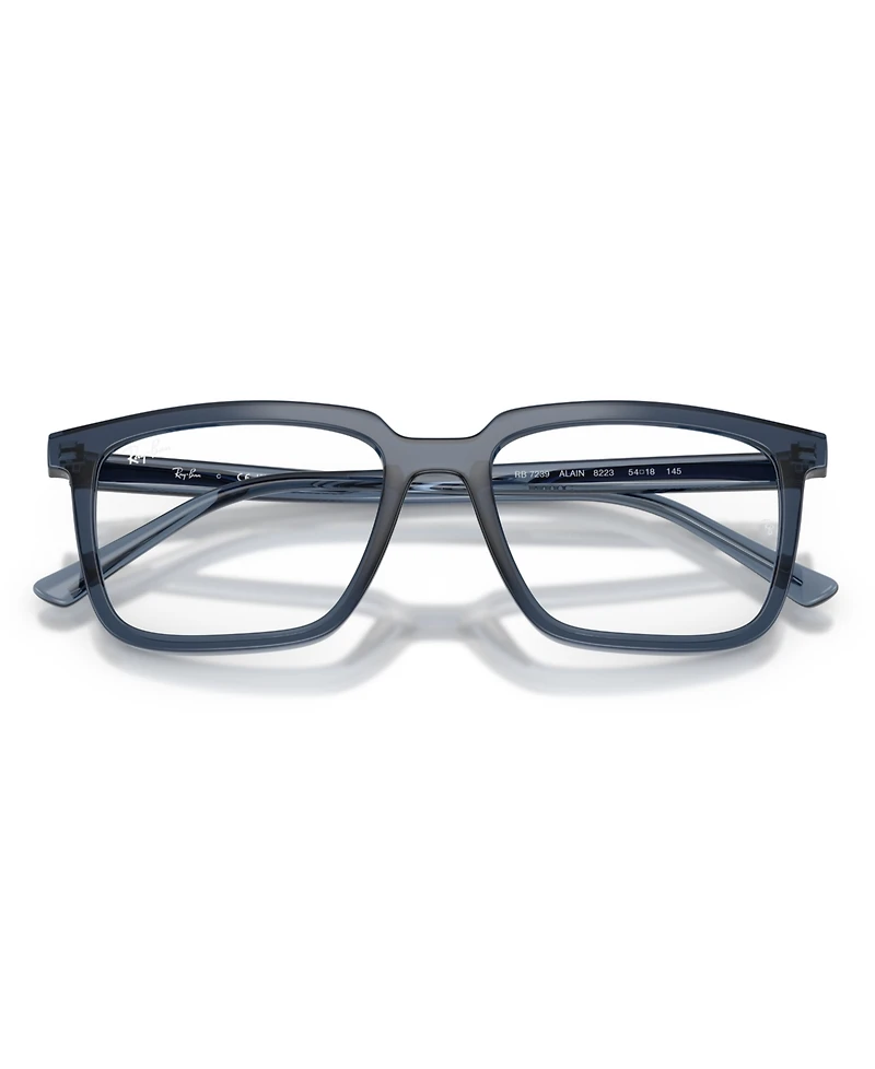 Ray-Ban Unisex Rectangle Alain Eyeglasses, RB7239