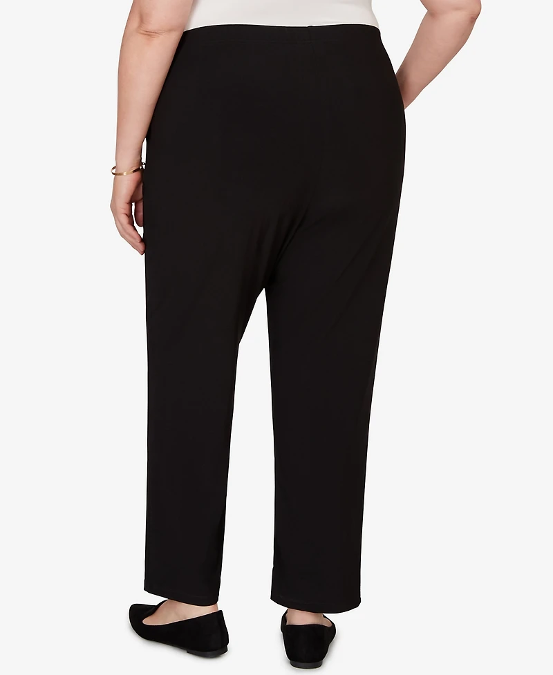 Alfred Dunner Plus Soft Crepe Pull-On Pants