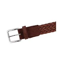 Trafalgar Big & Tall Apollo Italian Braided Suede Versatile Belt