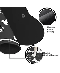Aronkl Pet Feeding Mat Diatom Mud Quick Absorbent Non-Slip Easy Clean Dog Cat Bowl Placemat