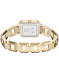 Armani Exchange Women's Na Quartz Gold Stainless Steel Watch 27mm