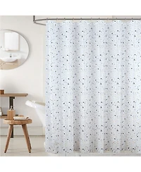 Rt Designers Collection 90GSM Peva Glit Printed Terrazzo Shower Curtain.