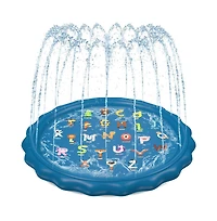 Aofar 60" Splash Pad Sprinkler Play Mat Outdoor Pool Dog Kids