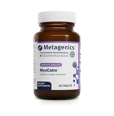 Metagenics MyoCalm Calcium and Magnesium Supplement for Muscle Relaxation with Passionflower and Valerian Root for Enhanced Absorption Tablets