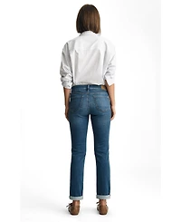 Mavi Jeans Women's Emma Mid Rise Slim Boyfriend