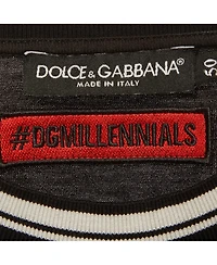 Pre-Owned Dolce & Gabbana Men's King Print Jersey T-Shirt