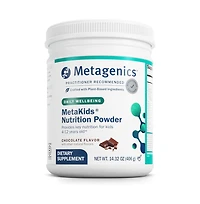 Metagenics MetaKids Nutrition Powder Kids Multivitamin Powder with Prebiotics, Dha, Protein and Amino Acids Complete Protein 14.32 Ounce