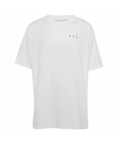 Pre-Owned Off-White Men's Back Print Jersey Oversized T-Shirt